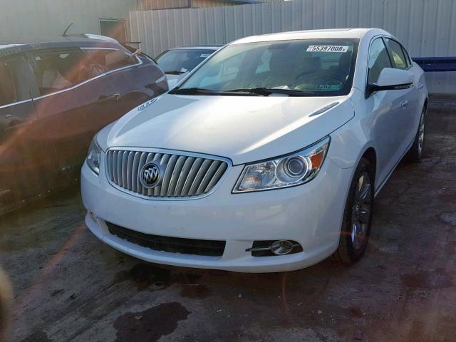 1G4GE5ED2BF361346 - 2011 BUICK LACROSSE C WHITE photo 2