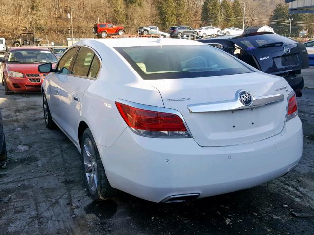 1G4GE5ED2BF361346 - 2011 BUICK LACROSSE C WHITE photo 3