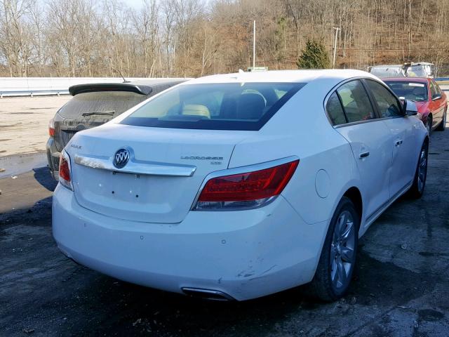 1G4GE5ED2BF361346 - 2011 BUICK LACROSSE C WHITE photo 4