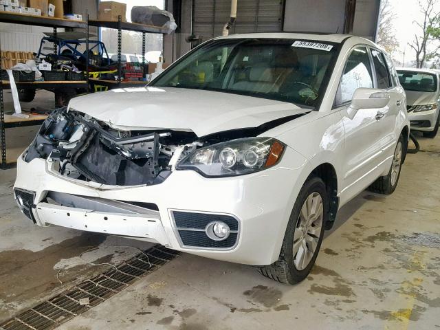 5J8TB2H22AA005142 - 2010 ACURA RDX WHITE photo 2