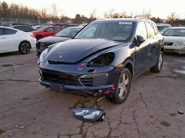 WP1AA2A2XDLA08610 - 2013 PORSCHE CAYENNE BLACK photo 2