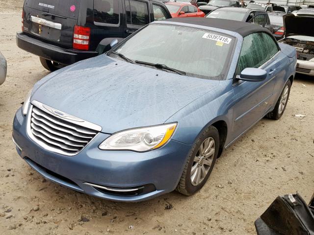 1C3BC2EB4BN589327 - 2011 CHRYSLER 200 TOURIN BLUE photo 2