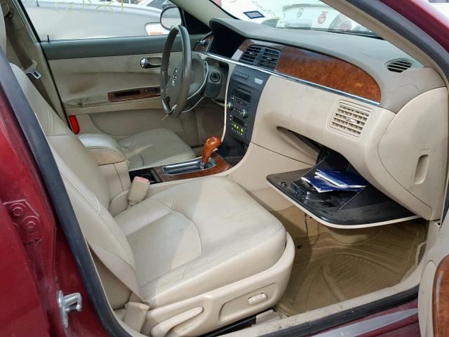 2G4WD562051270843 - 2005 BUICK LACROSSE C BURGUNDY photo 5