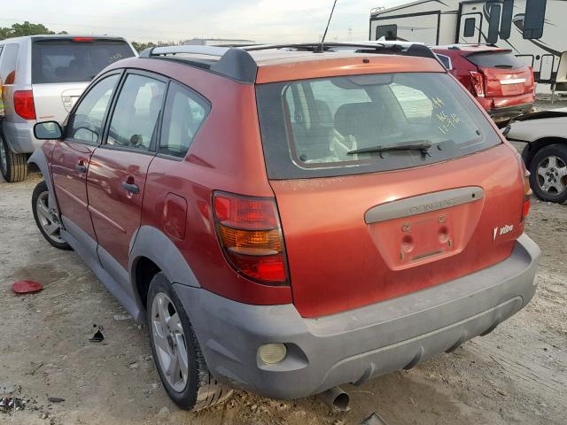 5Y2SL62834Z467579 - 2004 PONTIAC VIBE RED photo 3