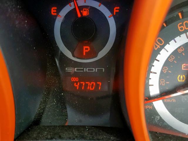 JTKJF5C77FJ007032 - 2015 TOYOTA SCION TC ორფეროვანი ფოტო 8