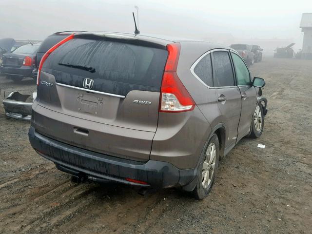 5J6RM4H50CL069495 - 2012 HONDA CR-V EX GRAY photo 4