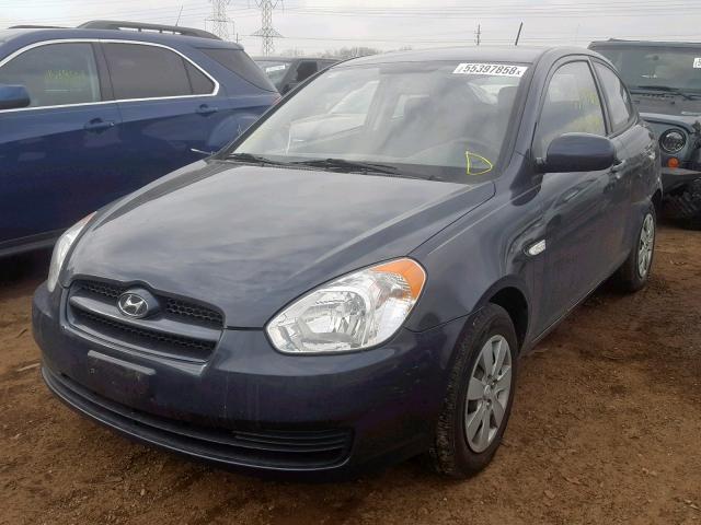 KMHCM3AC8BU192691 - 2011 HYUNDAI ACCENT GL GRAY photo 2