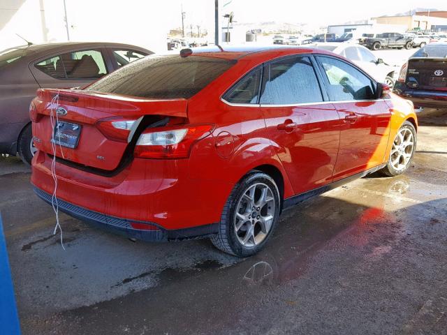 1FAHP3H22CL410426 - 2012 FORD FOCUS SEL RED photo 4