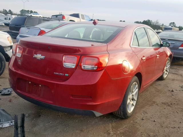 1G11D5RR8DF101323 - 2013 CHEVROLET MALIBU 1LT RED photo 4