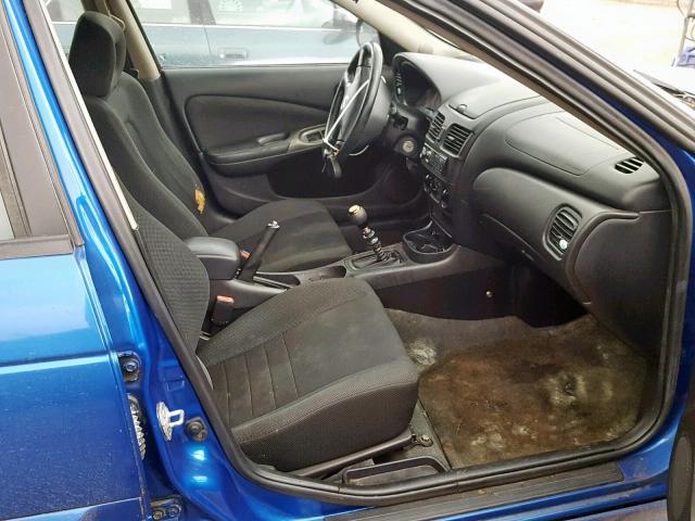 3N1AB51D46L494701 - 2006 NISSAN SENTRA SE- BLUE photo 5