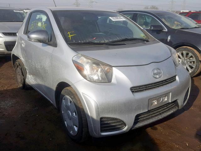 JTNJJXB01CJ015494 - 2012 TOYOTA SCION IQ SILVER photo 1