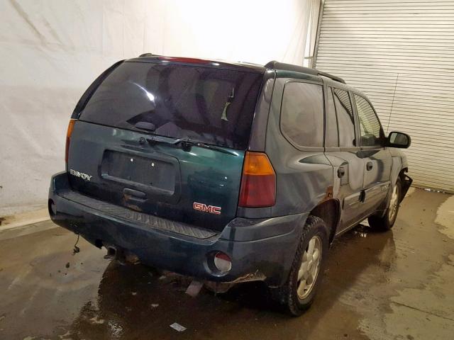 1GKDT13S452144260 - 2005 GMC ENVOY GREEN photo 4