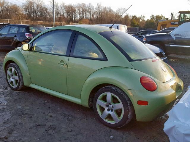 3VWCK21C83M439988 - 2003 VOLKSWAGEN NEW BEETLE GREEN photo 3