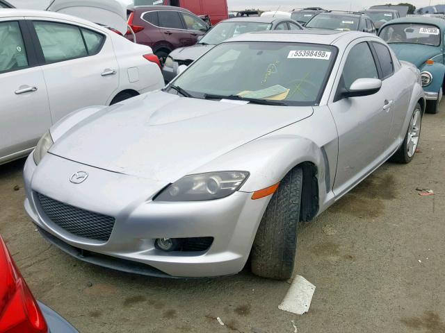 JM1FE173570209391 - 2007 MAZDA RX8 SILVER photo 2