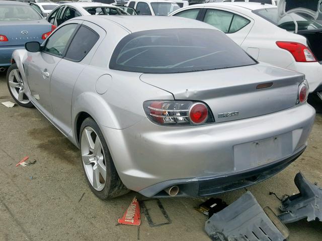 JM1FE173570209391 - 2007 MAZDA RX8 SILVER photo 3