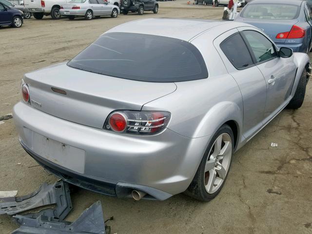 JM1FE173570209391 - 2007 MAZDA RX8 SILVER photo 4