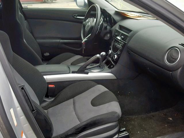 JM1FE173570209391 - 2007 MAZDA RX8 SILVER photo 5