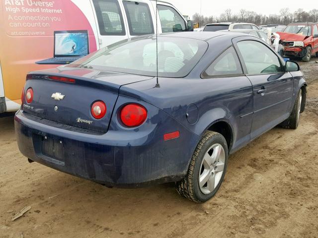 1G1AL18F487304146 - 2008 CHEVROLET COBALT LT BLUE photo 4