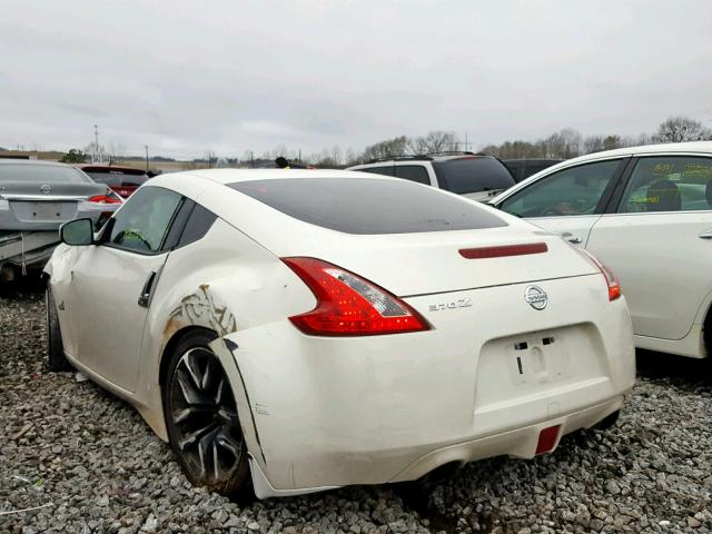 JN1AZ4EH2FM440709 - 2015 NISSAN 370Z BASE WHITE photo 3