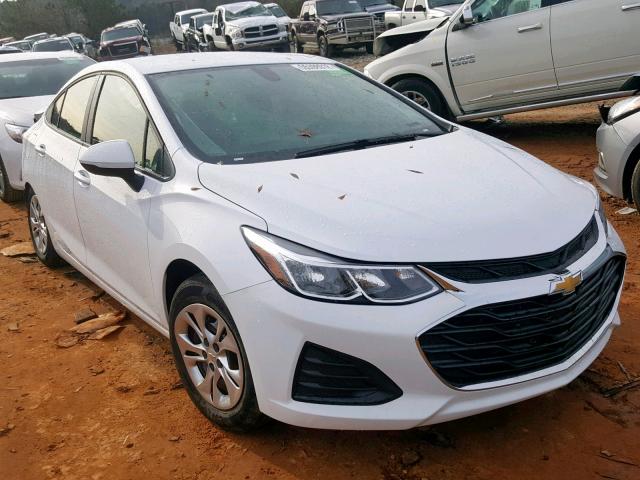 1G1BJ5SM0K7104140 - 2019 CHEVROLET CRUZE WHITE photo 1