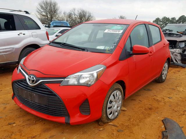 VNKKTUD33GA067828 - 2016 TOYOTA YARIS L RED photo 2