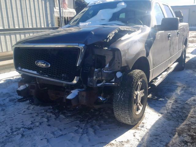 1FTPW14507FA94106 - 2007 FORD F150 SUPER GRAY photo 2