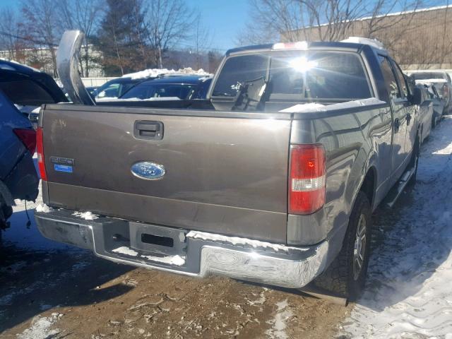 1FTPW14507FA94106 - 2007 FORD F150 SUPER GRAY photo 4