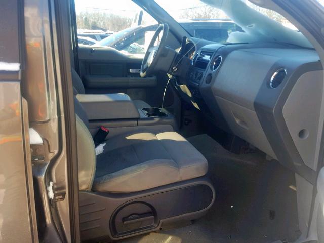 1FTPW14507FA94106 - 2007 FORD F150 SUPER GRAY photo 5