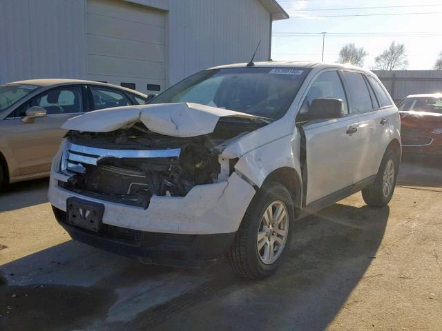 2FMDK3GC3ABA72321 - 2010 FORD EDGE SE WHITE photo 2