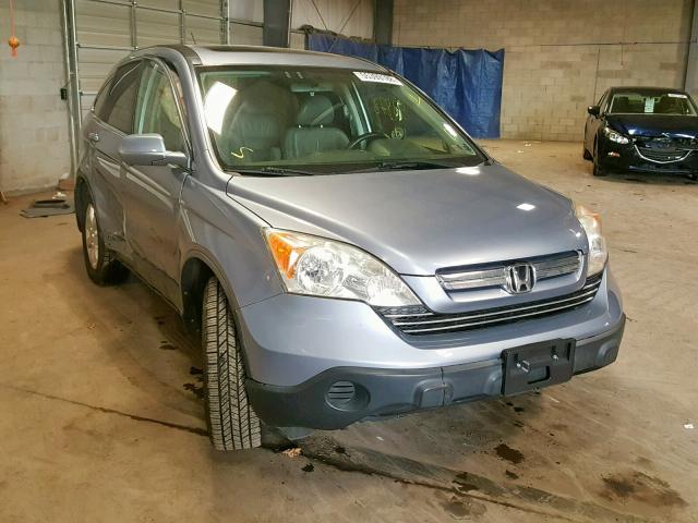 JHLRE487X7C113452 - 2007 HONDA CR-V EXL BLUE photo 1