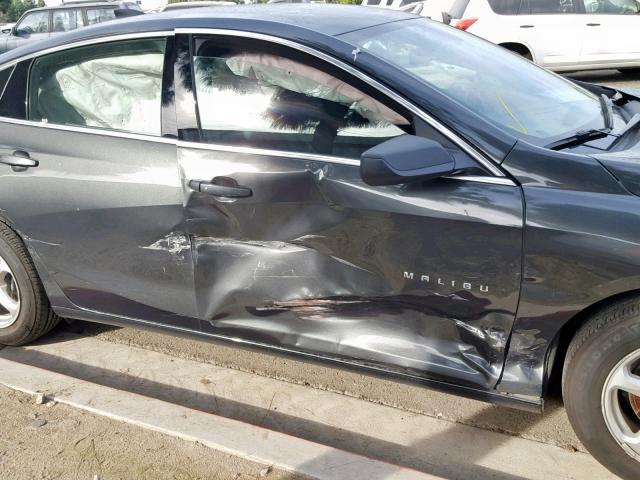 1G1ZC5ST4HF220939 - 2017 CHEVROLET MALIBU LS გრაფიტი ფოტო 9