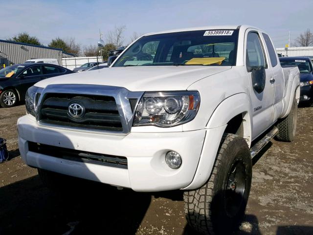 5TETU62N65Z048851 - 2005 TOYOTA TACOMA PRE WHITE photo 2