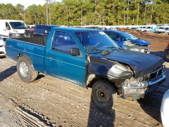 1N6SD11S3VC305045 - 1997 NISSAN TRUCK BASE GREEN photo 1