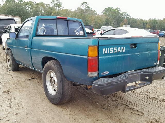 1N6SD11S3VC305045 - 1997 NISSAN TRUCK BASE GREEN photo 3