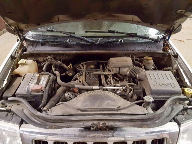 1J4GW58S84C354895 - 2004 JEEP GRAND CHER SILVER photo 7