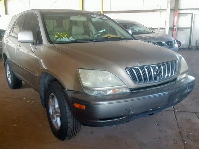 JTJGF10U130163716 - 2003 LEXUS RX 300 BEIGE photo 1