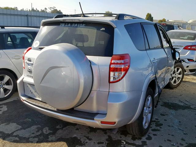 2T3YF4DV7BW086582 - 2011 TOYOTA RAV4 LIMIT SILVER photo 4