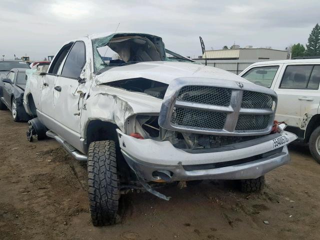 3D7KU28C04G139866 - 2004 DODGE RAM 2500 S WHITE photo 1