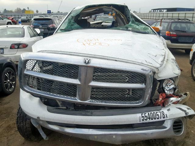 3D7KU28C04G139866 - 2004 DODGE RAM 2500 S WHITE photo 9