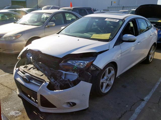 1FADP3J2XDL158998 - 2013 FORD FOCUS TITA WHITE photo 2