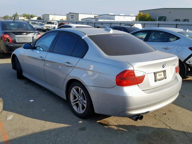 WBAVC53578F010340 - 2008 BMW 328 I SULE GRAY photo 3