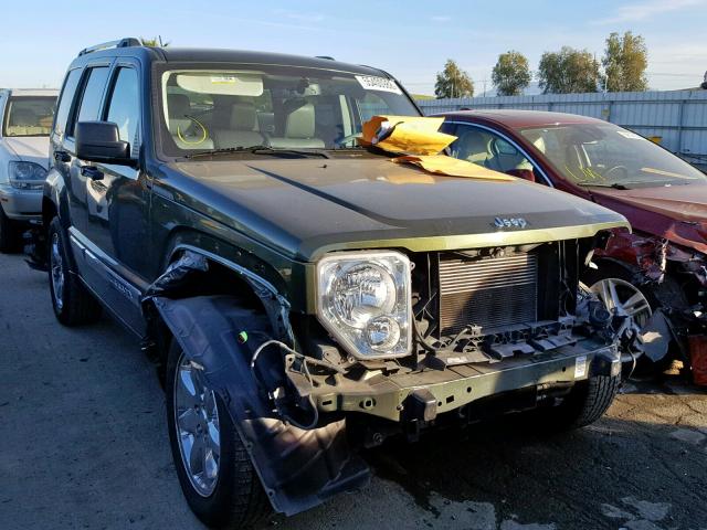 1J8GP58K28W287484 - 2008 JEEP LIBERTY LI GREEN photo 1