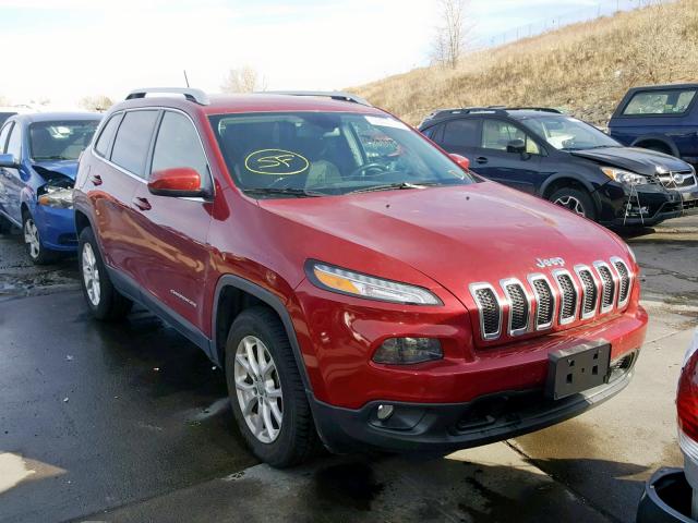 1C4PJMCB5EW273214 - 2014 JEEP CHEROKEE L RED photo 1