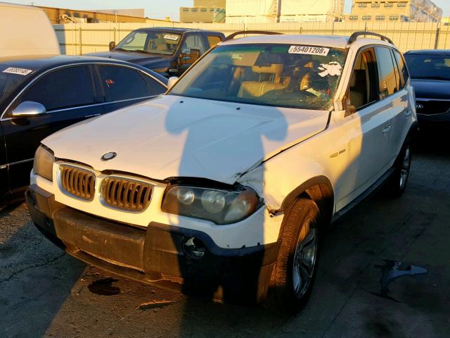 WBXPA73454WB24132 - 2004 BMW X3 2.5I WHITE photo 2