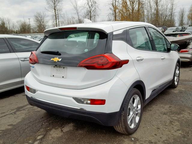 1G1FW6S07H4166778 - 2017 CHEVROLET BOLT EV LT WHITE photo 4