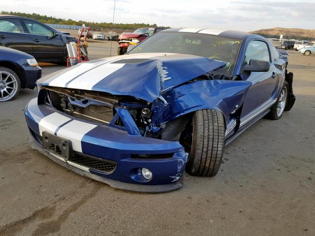 1ZVHT88SX75233523 - 2007 FORD MUSTANG SH BLUE photo 2