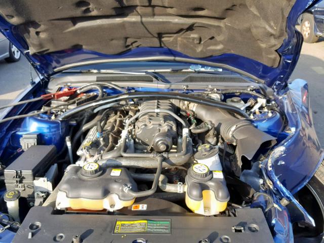 1ZVHT88SX75233523 - 2007 FORD MUSTANG SH BLUE photo 7