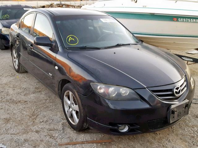 JM1BK323151239439 - 2005 MAZDA 3 S BLACK photo 1