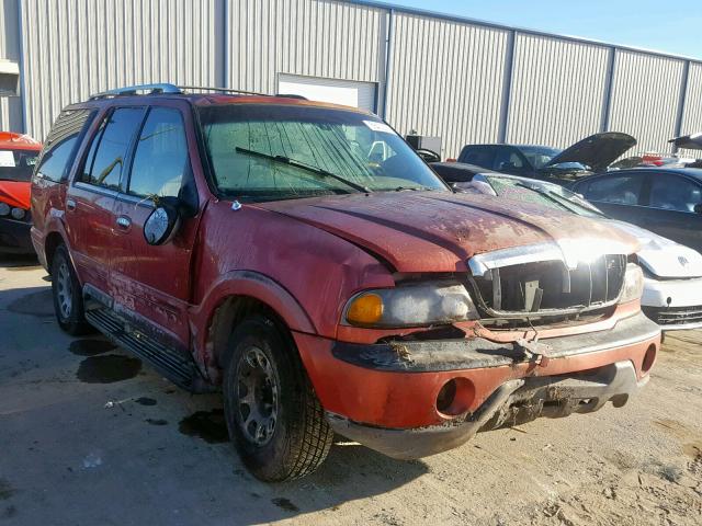 5LMRU27L1WLJ46611 - 1998 LINCOLN NAVIGATOR Қызыл фото 1