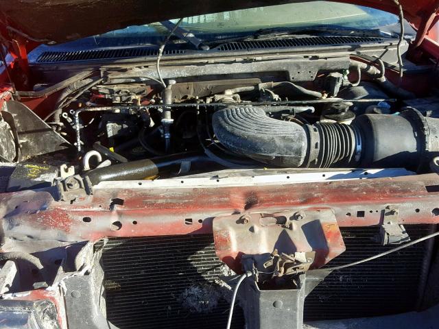 5LMRU27L1WLJ46611 - 1998 LINCOLN NAVIGATOR Қызыл фото 7